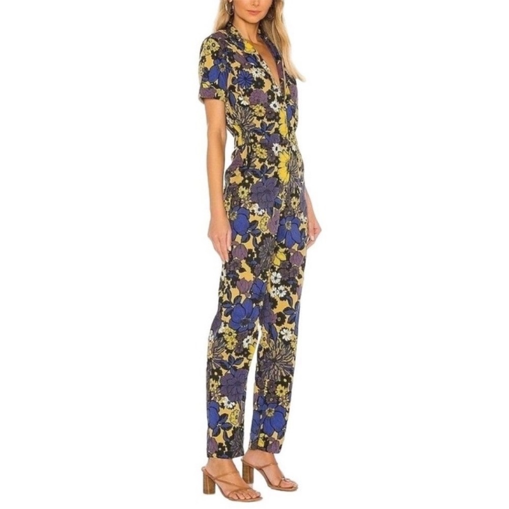 MOTHER The Zippy Ankle Jumpsuit in Oopsie Daisy - Picture 2 of 11